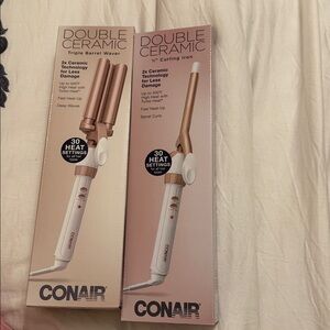 Conair Double Ceramic Deep Waves and Curling Iron bundle deal